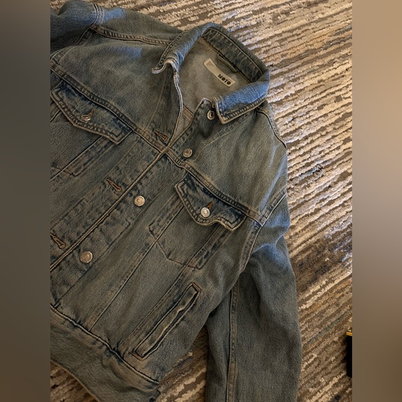 Moto Topshop Jean Jacket - Picture 2 of 6